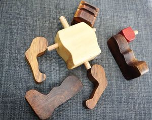 Hecho de madera semi camión transportador de juguete para los niños Angelina + 84327746158 - Product Image 4