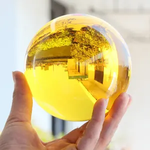 MH-BL087 3D laser sfera di vetro trasparente sfera di cristallo solido sfera