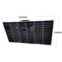 Panneau solaire Flexible 100w 120w 150w 180w 200w 250w 300w, Film fin pour toit, étanche