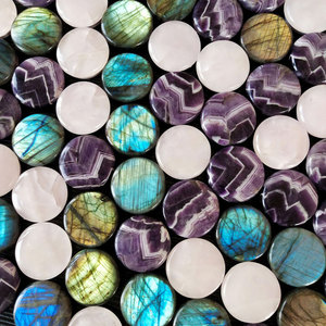 Cristal de quartz rose, pierres précieuses naturelles, grappe de perles, pierre décorative, fournisseur en gros, article cadeau, grappe de cristaux polis - Product Image 5