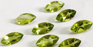 Peridoto Natural Marquesa tallado, 2x4mm a 5x10mm, peridoto suelto facetado - Product Image 3