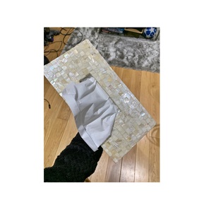 Porte-serviettes en nacre maison et meilleur design pour la vaisselle de dîner utiliser une pièce brillante porte-mouchoir MOP - Product Image 1