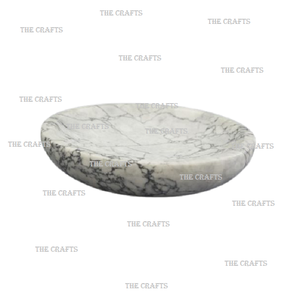 Atractivo Tazón Decorativo de Mármol Pulido y Ecológico para Servir Chocolate, Aperitivos y Frutas - Product Image 3