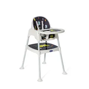 Aby alimentation chaise haute 3 en 1 table et chaise polyvalentes fabriquées en turquie EN 14988 chaise pour tout-petits vente directe d'usine OEM