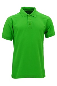 100% <b>Green</b> Silk Cotton Short Sleeve <b>Polo</b> <b>Shirt</b> for <b>Men</b> High Quality Button Solid Print Export Oriented Casual Styles Bangladesh - Product Image 5