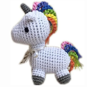 Beautifully Handmade "Mystic the Magic Unicorn" Organic Cotton <b>Small</b> <b>Dog</b> - Product Image 1