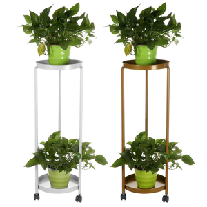 Modern <b>Large</b> Flower-Shaped Planter Outdoor Stainless Steel Interior Decoration Garden Home Nursery-Golden Design New Condition - Product Image 5