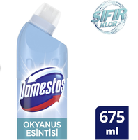 Vente en gros directe d'usine, blanchiment sans chlore Domestos, brise océanique, 675 ml