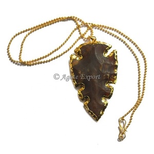 Puntas de flecha de piedra de ágata chapada - Product Image 1