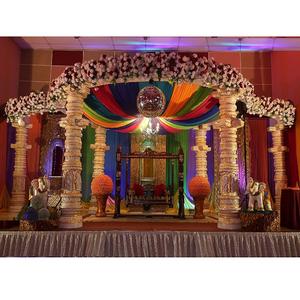 Mandap de Kalyan para Bodas del Sur de la India, Decoraciones Deslumbrantes para Mandap, Mandap Tradicional Dev al por Mayor, Boda India, Australia, Reino Unido - Product Image 1