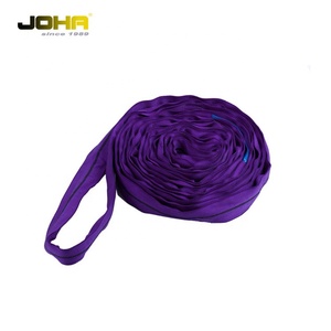 頑丈なクレーンリフトベルトエンドレスポリエステルラウンドリフティングスリングロープ - Product Image 4