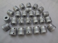 Encodeur en aluminium anodisé, structure à soufflet, coupleur d'arbre soufflet flexible 10 mm, pièces de transmission de puissance pour ateliers d'impression Engimech