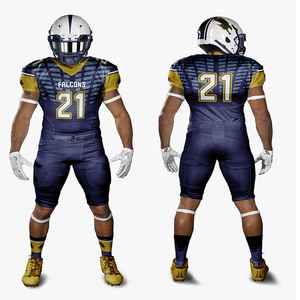 Uniformes de Fútbol Americano Personalizados de Primera Calidad 100% Poliéster, Impresión por Sublimación de 12 Paneles, Transpirables, Antibacterianos, Anti-UV - Product Image 3