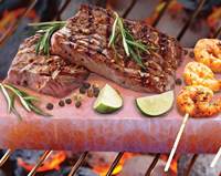 Plaque de sel rose de l'Himalaya pour la cuisson |   Plaque de cuisson BBQ en matériau organique sculptée en forme d'ange |   Pierre de cuisson et de service de qualité alimentaire