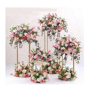 Soporte de flores de hierro, pieza central, decoración de boda de calidad superior hecha a mano para uso en hoteles y eventos - Product Image 5