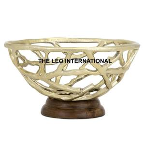 Cuenco impreso esmaltado con forma de barco de Metal de aluminio para servir frutas secas, aperitivos, cuenco decorativo para el hogar con aspecto de lujo - Product Image 5