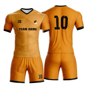 Ropa de fútbol personalizable de media manga para hombre, kit de uniforme de fútbol unisex con logotipo personalizado, se acepta sublimación deportiva - Product Image 5