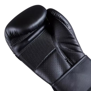 Gants de boxe personnalisés en cuir PU noir imperméable de 12 oz pour les arts martiaux, marque RECENT, taille universelle - Product Image 3