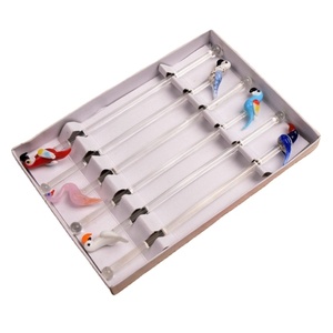 <span class=keywords><strong>Muddler</strong></span> de Vidrio de Borosilicato de Color Único para Cócteles y Café - Product Image 1