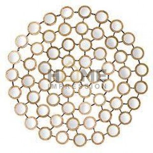 Décoration La plupart des miroirs muraux de créateurs Miroirs en métal bon marché Accessoires de salon Mur décoratif pour les fournisseurs en gros - Product Image 1