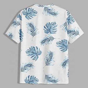 Hot Sale Wholesale Fashion Casual Stylish <b>Tropical</b> Printing T <b>Shirt</b> Short Sleeve Crew Neck Mens Digital Printing T-<b>Shirts</b> - Product Image 2