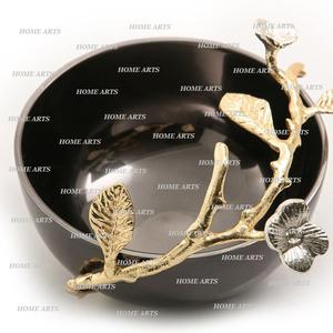 Bol de service en aluminium au design antique Bol de service alimentaire de forme ronde de qualité supérieure pour l'hôtel et le restaurant - Product Image 5