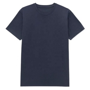 T-shirts 100% coton de haute qualité pour hommes Tops personnalisés à motifs solides en tissu jersey - Product Image 4