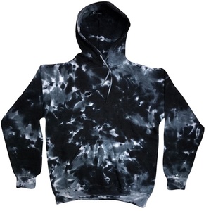 En gros personnalisé 100% coton tie dye blanc et doux qualité de hoodies hommes - Product Image 1