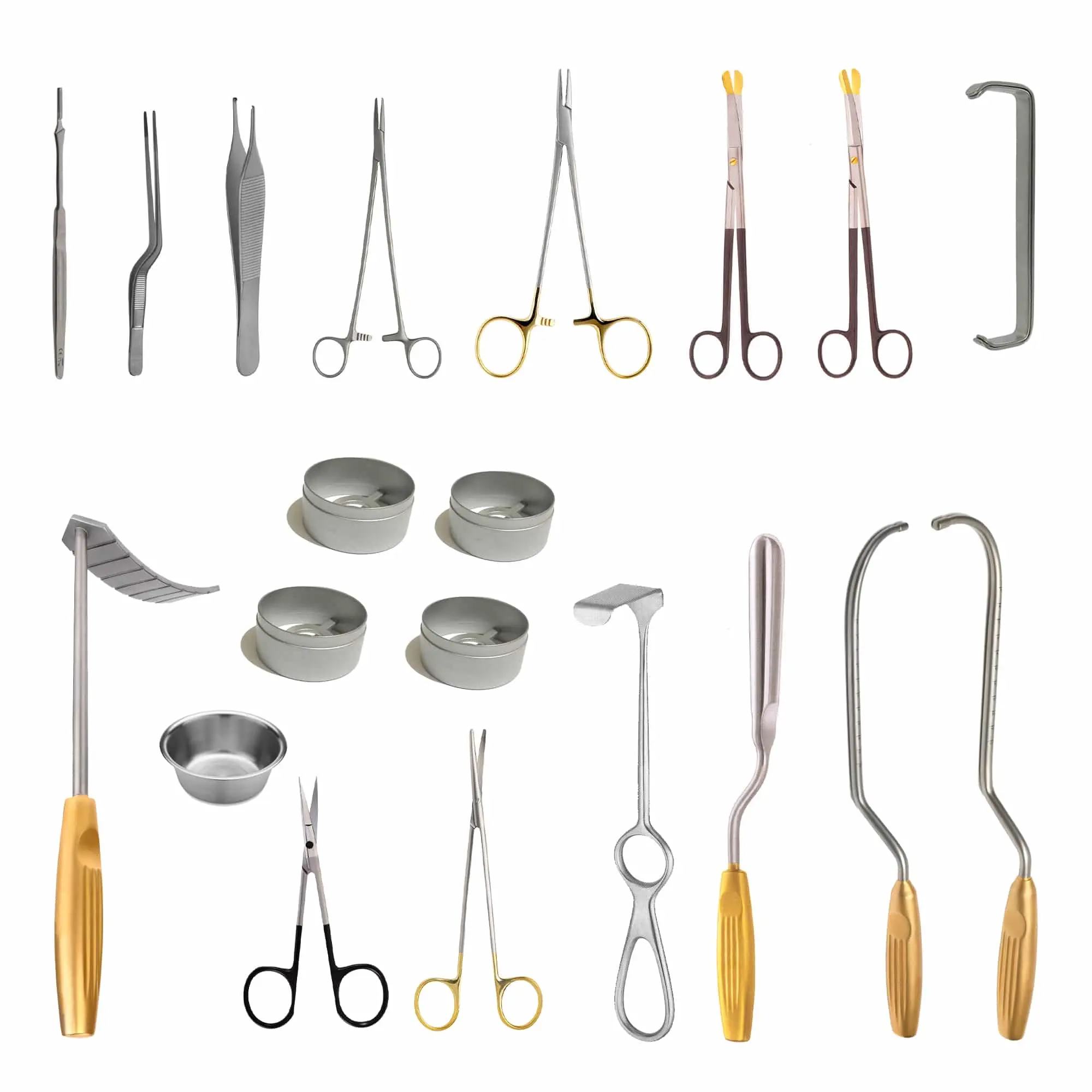 Набор для маммопластики, инструменты для пластиковой хирургии