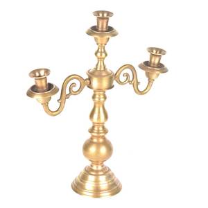 Trend Selling <b>Brass</b> Metal Candle Holder Wedding Home Hotel Decoration Centerpiece Bedside <b>Candlestick</b> Cheap Price Candelabra - Product Image 1