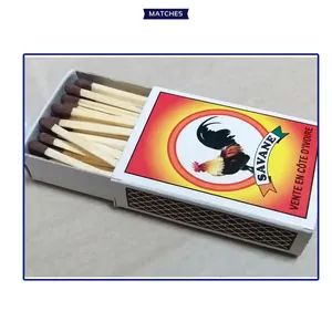 Highest Quality Consistent Burning Wooden Safety Matches for Bulk Purchase