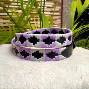 Cinturón Polo de Estilo Informal Unisex, Cinturón Tejido de Cuero Genuino Hecho a Mano de Alta Calidad, Longitud Personalizada, Cinturones de Cuero Genuino de Zinc - Product Image 2