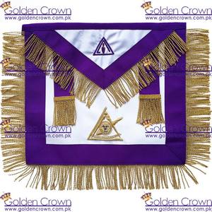 Delantal Masónico de Consejo, Bordado a Mano, para Maestro Ilustre Anterior |   Proveedor de Mandiles Masónicos - Product Image 2