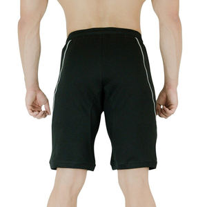 Summer Male Jogger Shorts Elastic Waist Knee Length Sportswear Casual Cotton Fitness Gym Workout Sweatpants 100% Cotton Solid - Product Image 5