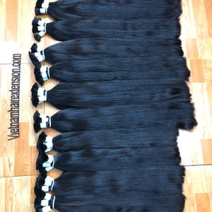 ผมต่อแท้เวียดนามแบบเรมี่  ตรง/หยักศก  น้ำหนัก 100 กรัม ขายส่งจากโรงงานโดยตรง - Product Image 1