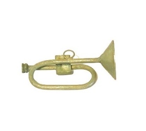 Ornamento colgante de trompeta para Navidad, suministro de decoración de árbol de Navidad de alta calidad - Product Image 1