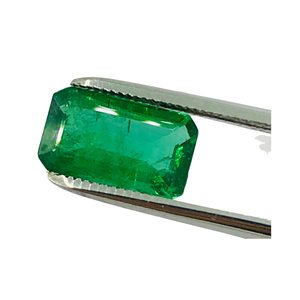 Proveedor líder de piedras preciosas de esmeralda con facetado octogonal pulido a mano en India - Product Image 1