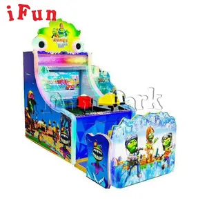 Ifun parkı yüksek kaliteli çocuklar Arcade interaktif Iceman su çekim sikke işletilen Video oyunu makinesi için iç mekan oyunu merkezi