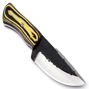 Couteau de chasse (smk1402) Lame En Acier À Haute Teneur En Carbone Forgeage à La Main 8 Pouces Lame Fixe Sm Couteaux Plat Grand 58-60 HRC 10 pièces - Product Image 2