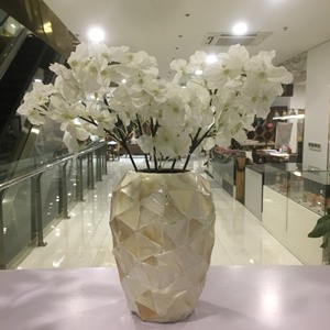Huong Dang <b>Small</b> Brown Mother of Pearl Inlay <b>Vase</b> Modern Design Durable & Non-Toxic Best Selling Shell <b>Vase</b> in Europe Market - Product Image 2