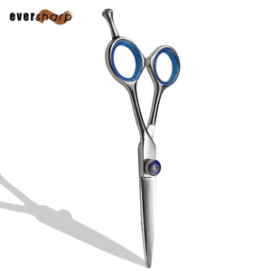 Ciseaux de coiffure professionnels Eversharp en acier inoxydable 440C, pour droitiers, manche long, lame tranchante, usage en salon - Product Image 5