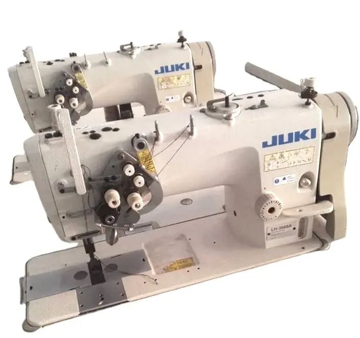 Nova marca jukis LH-3568A-7 LH-3568A semi-seca, 2 agulhas, máquina de lockstitch com barra de agulha organizada