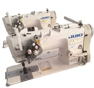 Marca nueva JUKIS LH-3568A-7 LH-3568A Semi-seco cabeza 2-aguja máquina de pespunte con organizado dividir Barra de aguja