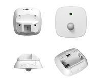 Sensor PIR Zigbee2MQTT con Detección de Temperatura y Humedad, Conexión Inteligente con ZigBee Bridge, Compatible con ZHA Home Assistant para Hoteles y Apartamentos