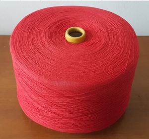 Articles chauds! Recyclé 18/2 NE coton/Polyester Rossowhite fil teint fil à tricoter fil mélangé pour la couture et le tissage de serviettes - Product Image 1