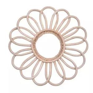 Mirror with Wrought Iron Frame Mirror <b>Plate</b> Flat Iron - Product Image 2