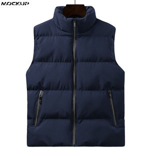 New OEM Fashionable Men's <b>Vests</b> Cropped <b>Puffer</b> Bubble Coat Comfortable <b>Vest</b> Down <b>Jacket</b> Winter <b>Puffer</b> <b>Vest</b> - Product Image 6