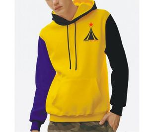 Sudadera con capucha de estilo callejero de algodón 100% Unisex Estampado multicolor de ganchillo de alta calidad para la temporada de invierno - Product Image 5