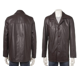 Chaqueta de cuero genuino para adultos, estilo Formal informal, tela de alta calidad de talla grande XL, tejido no tejido, patrón de invierno suave sin costuras - Product Image 1