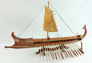BIREME Bateau d'artisanat en bois Accessoire de jouet gonflable pour enfants - Product Image 4